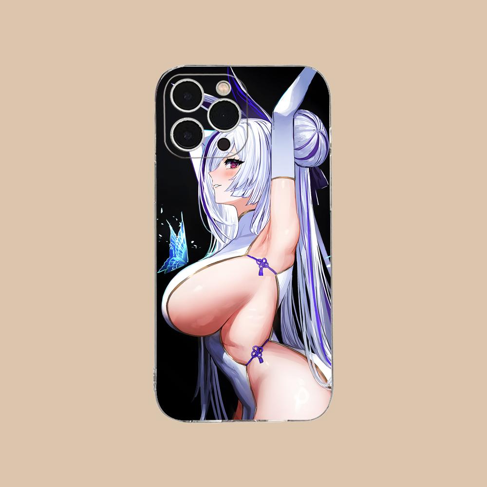 Azur Lane Unzen Clear TPU Mobile Case for iPhone 17 16 15 14 13 12 11 X XR XS Air Pro Max Plus Mini Colorful Cover