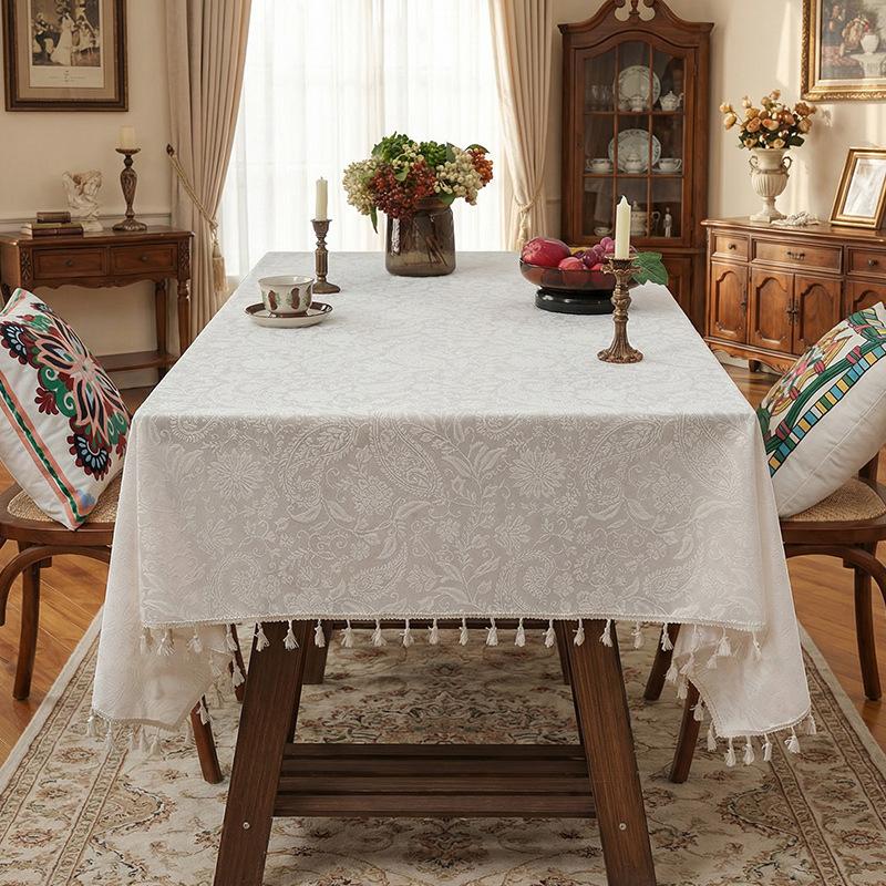 Japanese Retro Pastoral Tablecloth Rectangular Dust-Proof And Heat-Insulated Dining Table Coffee Table Cloth Cabinet Cover Towel Household Literature