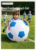 Summer Camping Inflatable Soccer Ball for Outdoor Team Building & Parent-Child Activities