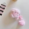 Plush Three-dimensional Love for AirPods 1 Protective Case Leather Pro1 Bluetooth 1/1 Generation Earphone Case Hanging Chain