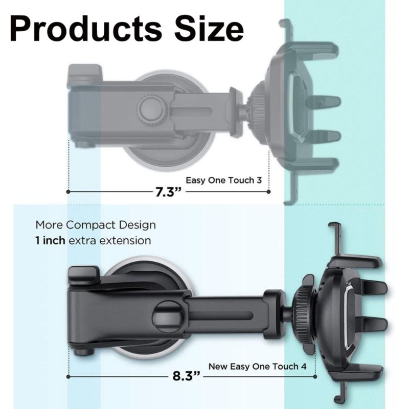 Telefoonhouder voor op het dashboard van de auto Universele Telefoonhouder Stand Intrekbare Houder Zuignap Automotive Houders