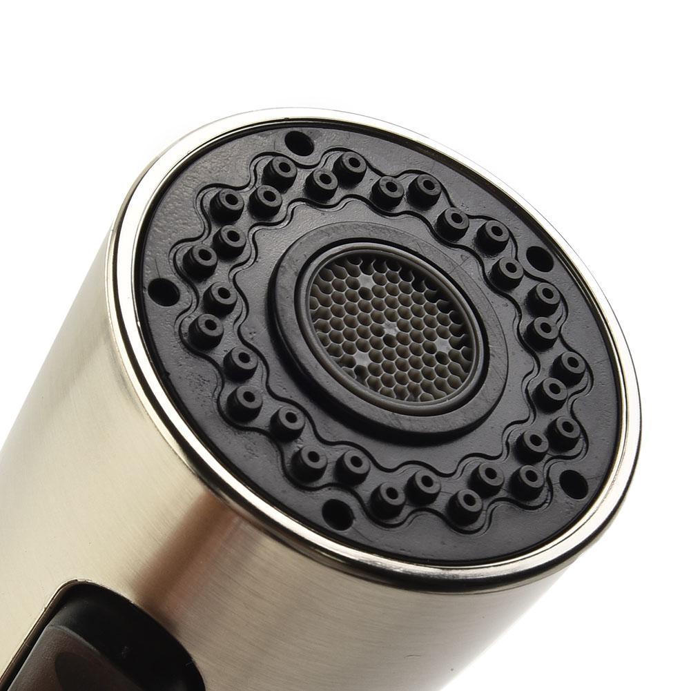 2 Modi Spüle Küchenbecken Ausziehbarer Wasserhahn Belüfter Sprühdüse Duschkopf Universal Küchenspülenarmatur Beckenmischbatterie