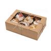 10Pcs 1/2/4/6 Holes Cupcake Boxes Transparent Window Pastry Cases New Cake Box  for Birthday Wedding