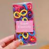 Large, high-elasticity hair ties for girls: gentle on hair, perfect for high ponytails, durable and ideal for students.