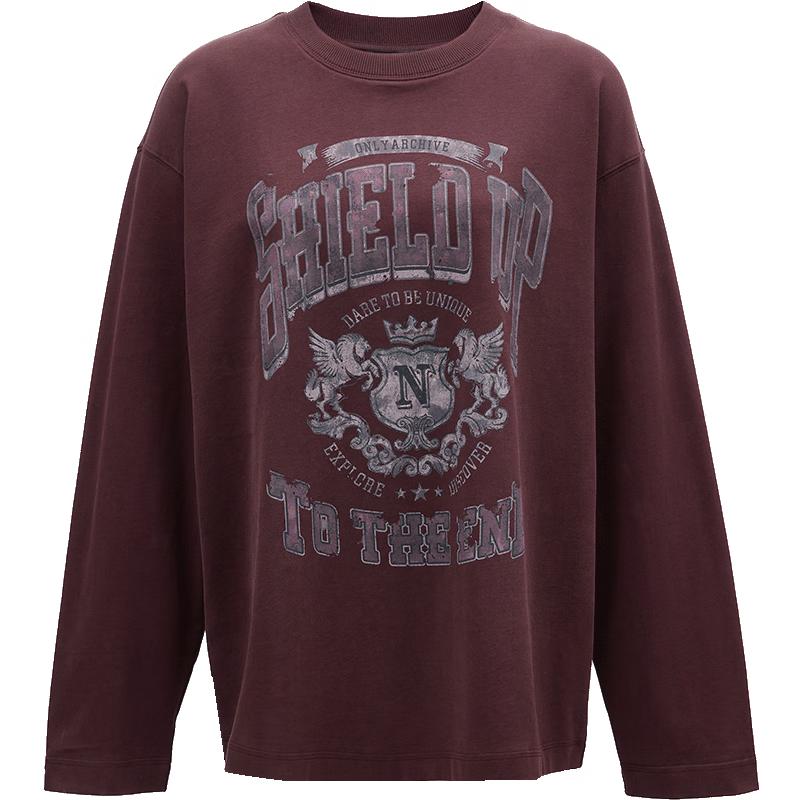ONLY Women s Printed Long Sleeve T-Shirt L