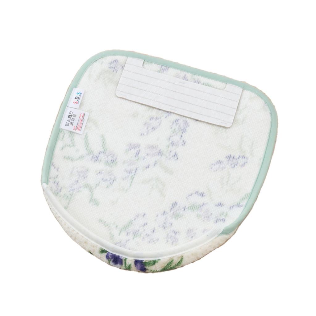Senko Lavender Toilet Lid Cover with Adhesive Suitable for Regular and Cleaning Green Floral Antibacterial and Odor Made in Product 32689 S.D.S Sheet,