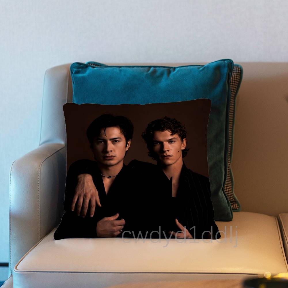 H-Heated Rivalry Popular Pillow Case Short Plush Sofa Decorative Gift Home Double-sided Printing Cushio