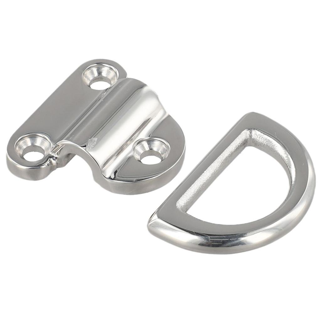 Lashing Ring 316 Stainless Steel D Ring Folding Pad Eye