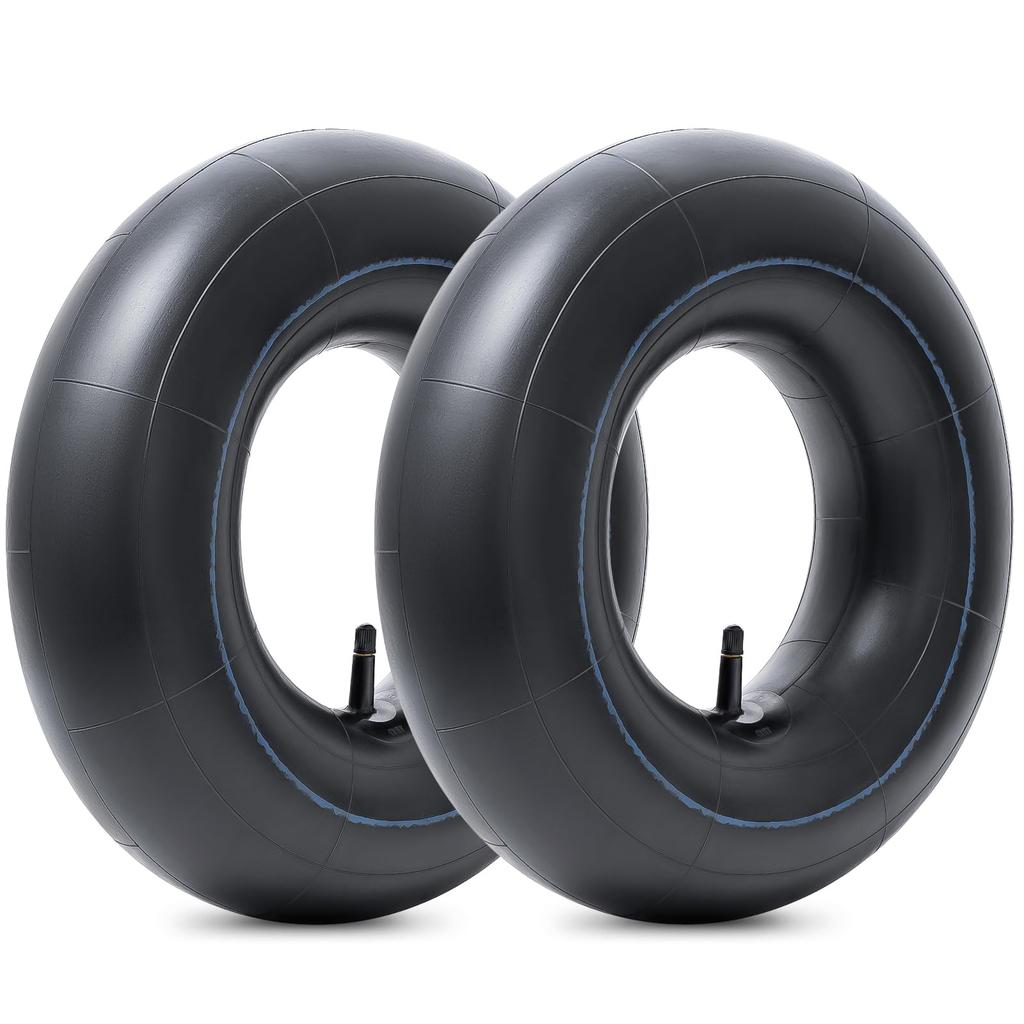 PaoWin Two Thick TR13 Hand Cart Suitable for Lawn Hand and 13x5.00-6 Tubes, Wall, Valve, 13x5.0-6 (5.0/4.0-6) Tubes, Mowers, Carts, Tillers, P-054