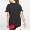 Air Jordan Mj Dna Stretched Logo Print Short Sleeve T-Shirt Men Tops Black CZ1880-010