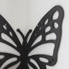 Wooden Craft Butterfly Hollow Crystal Storage Shelf Simple Home Wall Ornament Decoration