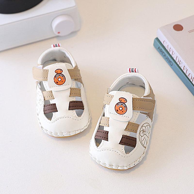 Baby Toddler Summer Shoes With Soft Sole And Breathable Synthetic Leather For Kids
