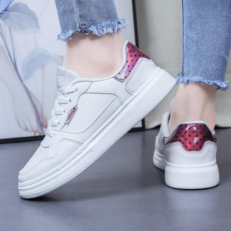 Fashion NEW 2025 Women's Casual Sneakers Fashion Casual Shoes Spring Thick Bottom Shoes Ladies Skate Shoes Small Spring Women's Shoes