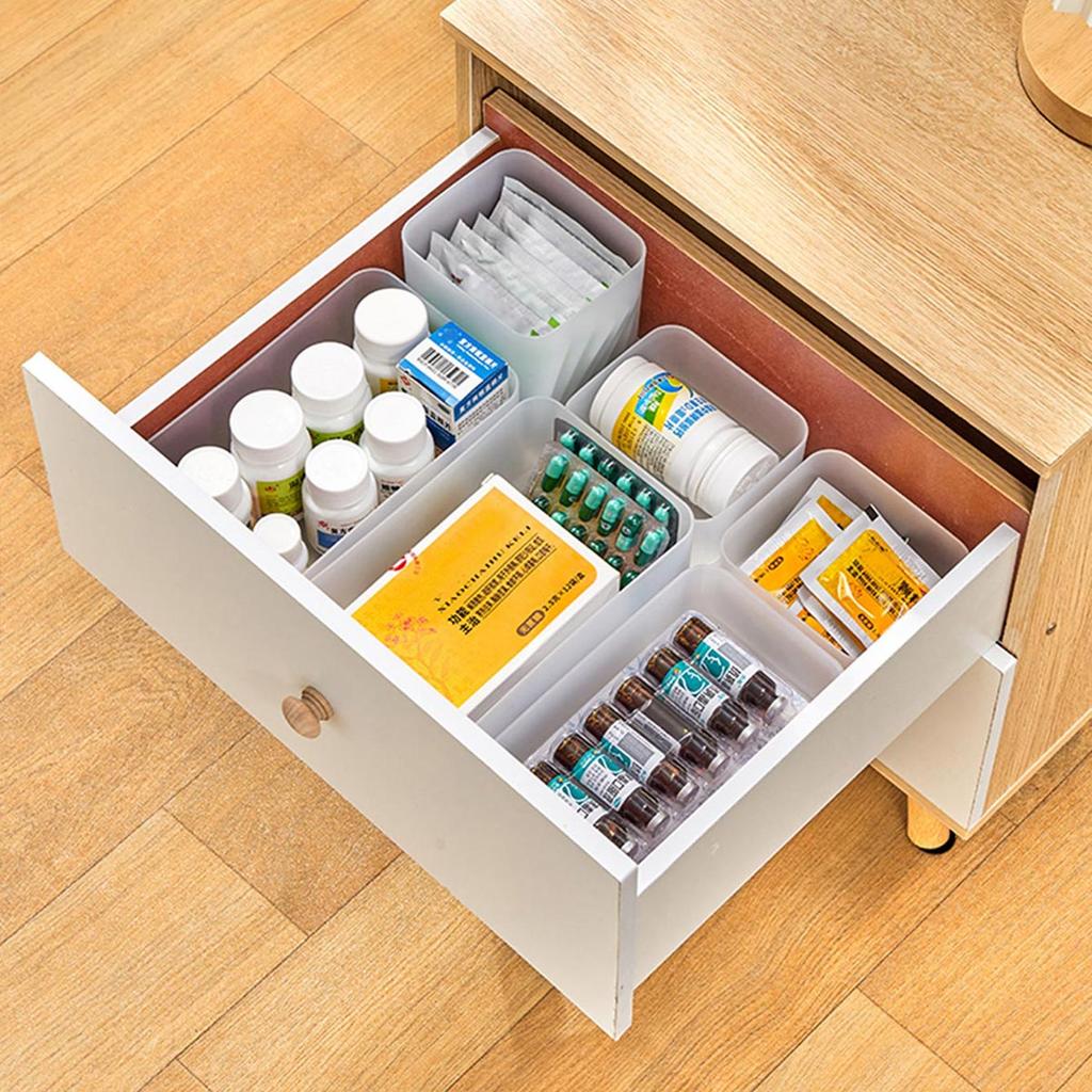 Cosmetics Storage Box Bedroom Drawer Organizer Makeup Brushes Storage Boxes Desktop Sundries Stationery Organizers