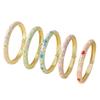 Gold Color Cloisonne Bracelet Small Flower Cloisonne Bangle Retro Enamel Bracelet  Women
