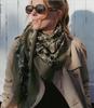 MYST&ZA Women's Clothing 2026 Spring New Fashion Retro Versatile Multi-Color Square Scarf