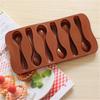 Cute Cake Mold Good Quality DIY Chocolate Six Scoop Mold, Chocolate Mold Silicone Baking Cake Decoration Kitchen Baking