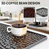 Silicone Coffee Bar Mat 16x8 Inch Anti Slip Heat Insulation Draining Pad Countertop Protector Dish Drying Kitchen Accessories