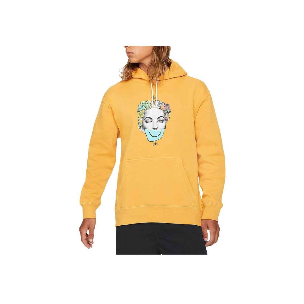 Nike SB X The Killing Floor Graphic Print Hoodie Asian Edition Men Hoodie Yellow CW7152-213