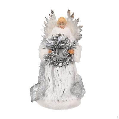 Angel Doll for Christmas Tree Top Decoration with Wing Holiday Gathering