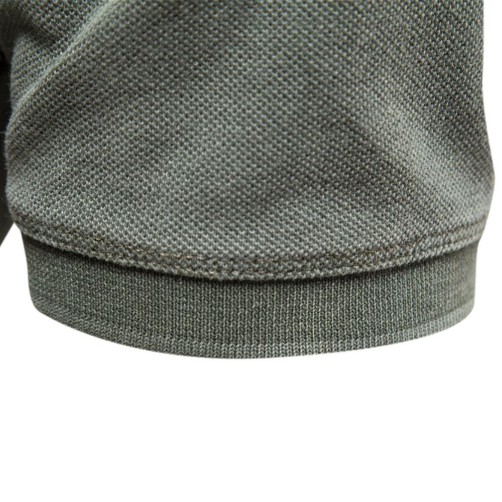 AIOPEON Bavlna Jednobarevné Pánské polokošile Ležérní Krátký rukáv Turndown Pánské košile Móda Streetwear Polos pro muže Muži Oblečení