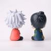 Anime Kawaii Mini Figures - Jujutsu Kaisen PVC Collection Dolls Fushiguro Ryomen Sukuna Gojo & Geto Suguru Sitting Characters