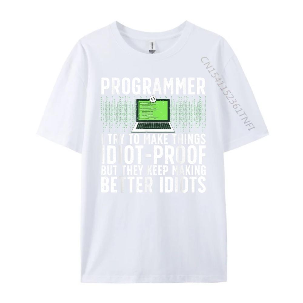 Cool Computer Programmer For Women Science Coding Lovers Plain T Shirts Wholesale Mans Clothes Graphic Tshirts