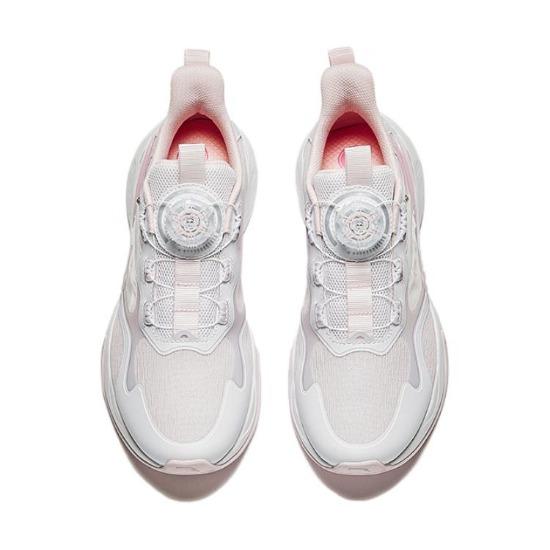 Anta Kids Sports Comfortable Non-Slip Breathable Low-Top Running Shoes Kids Sneaker Pink White 322435501-1