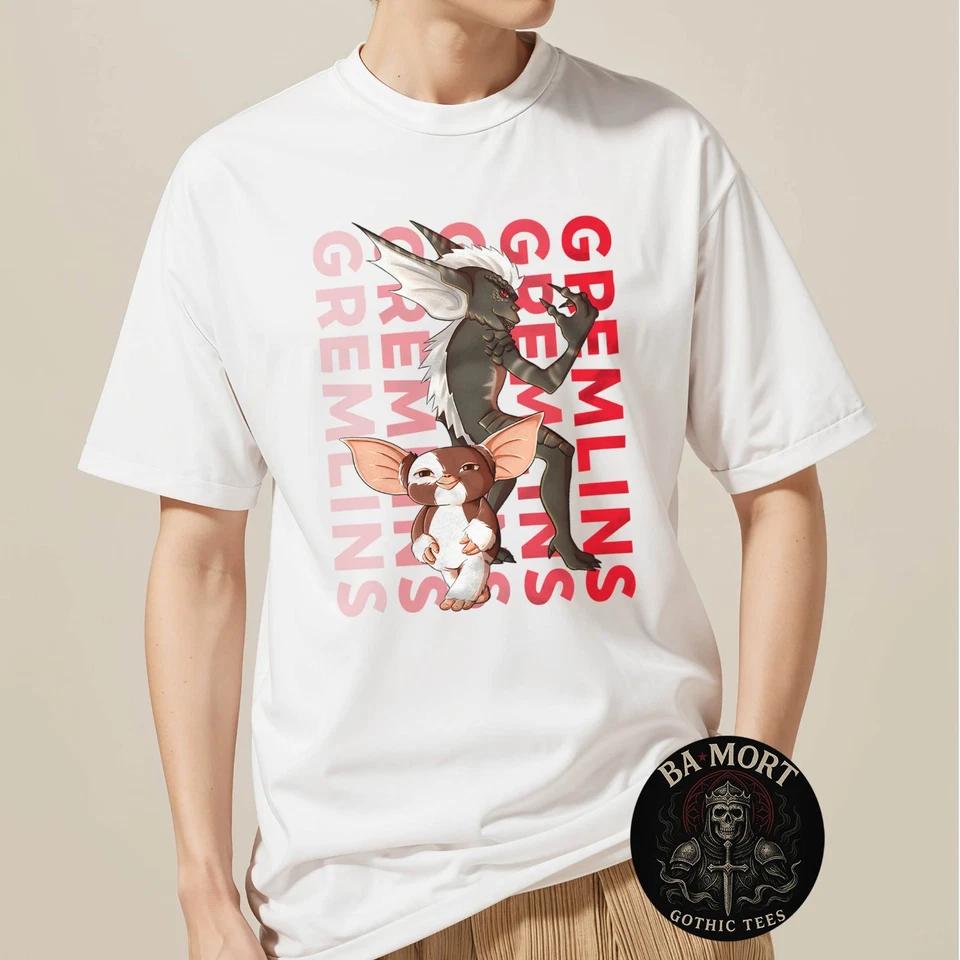 Gremlins Cute Monster Horror Film Style Gizmo Creature T-Shirt 3XL