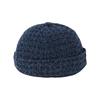 Fashion Washed Cotton Docker Cap Adjustable Windproof Brimless Skullcap Casual Retro Beanie Hat Hip Hop