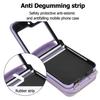 Crossbody Wrist Strap Leather Phone Case for Samsung Galaxy Z Flip 5 4 3 Flip5 Flip4 Flip3 5G Zipper Wallet Card Holder Cover