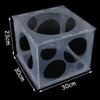 11 otvorů Balón Sizer Box Balónové oblouky Sloupce Nástroj pro měření velikosti balónu