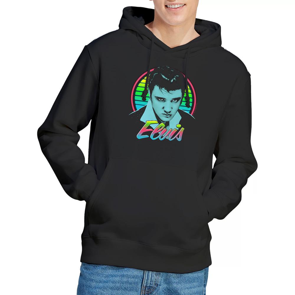 Elvis Presley Unisex Adult Neon King Hoodie