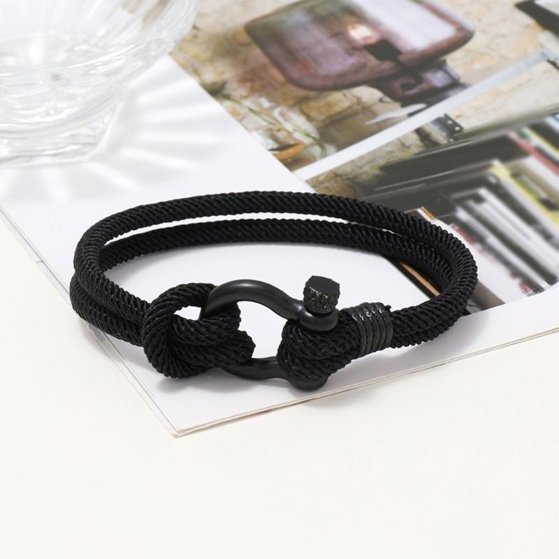 Beautiful Couple Bracelets In Rope Portable Couple Wristband Adornment Stylish Bracelet with Adjustable Length