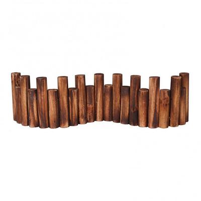 Hekdecor Houten Hek Anticorrosie Houtblok Gazonrand Tuin Bloemperk Randdecor Trellis Uitbreidbaar Klimrooster