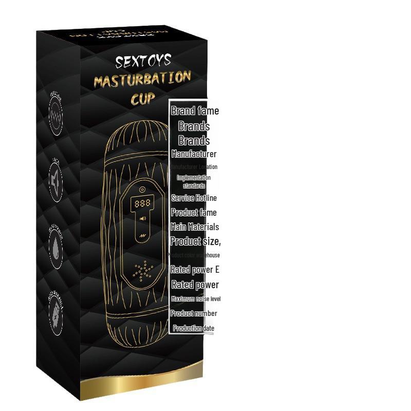 Mi Ji Dual-Head Counting Aircraft Cup Male Masturbator - Adult Sex Toy (25 Pack)