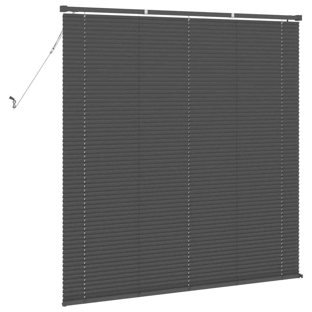 Venetian Blind Silver Grey 150 x 130 cm 25 mm PVC