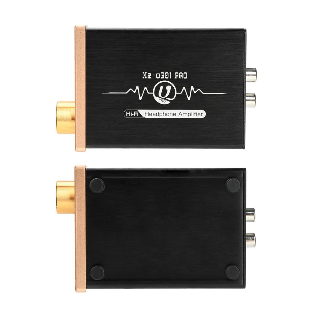 XZ-U301Pro DC 5V Class A Hi-Fi Headphone Amplifier 1500mW High-Power Desktop Headphone Amp 6.35mm/3.5mm Headphone Jack RCA Input