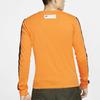 Nike Long-Sleeve Crew Neck Sweatshirt with Logo Print Men Tops Yellow CI6215-886