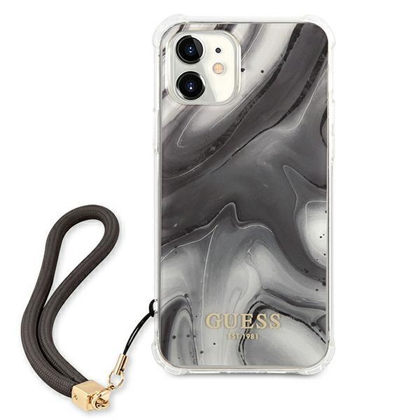 Guess Guhcp12Sksmagr Iphone 12 Mini 5,4 Szary/Grey Hardcase Marble Collection