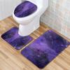 Star Bathroom Floor Mat Toilet Three-Piece Set