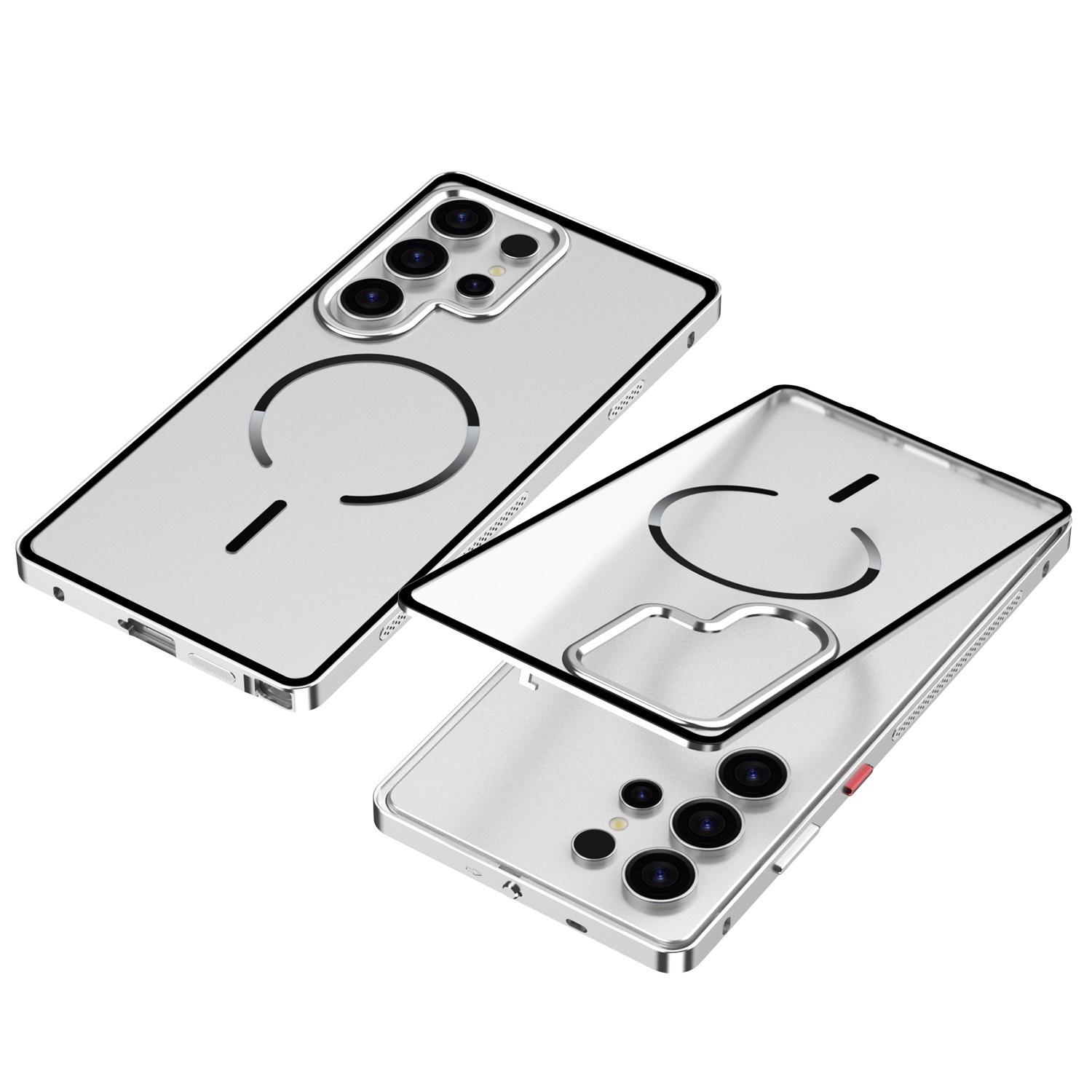 

Universal Snap-button Metal Magnetic Case for Samsung S26 Ultra/S25/S24/S23 Samsung S24