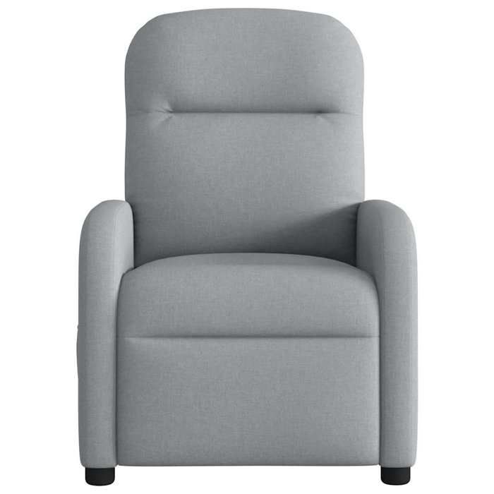 VidaXL Fauteuil inclinable Gris clair Tissu 4015522