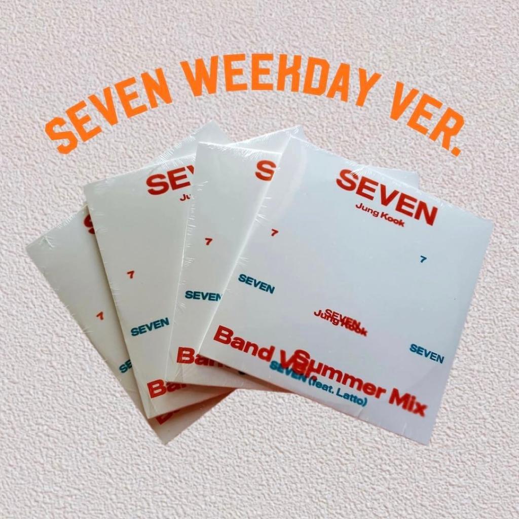 [USED] BTS Jungkook CD Seven Weekday 1 piece