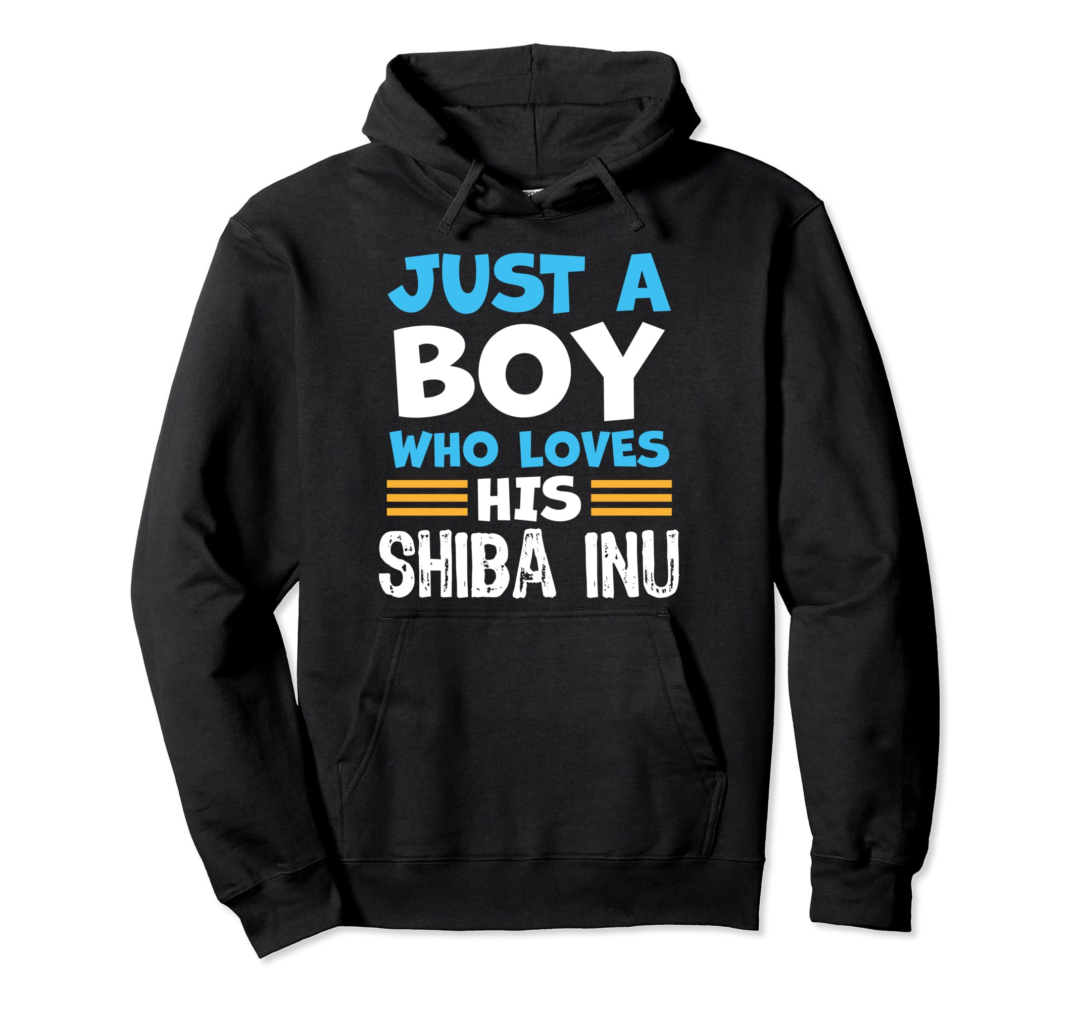 

Just a boy hoodie that loves Shiba Inu чорний