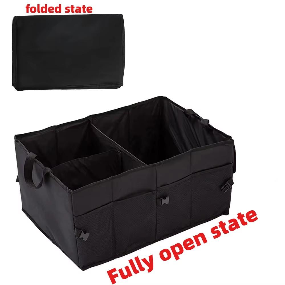 Car Storage Box Vehicle Trunk Organizer Collapsible Storage Container Car Backseat Cargo Space Tidying Stowing Tidying