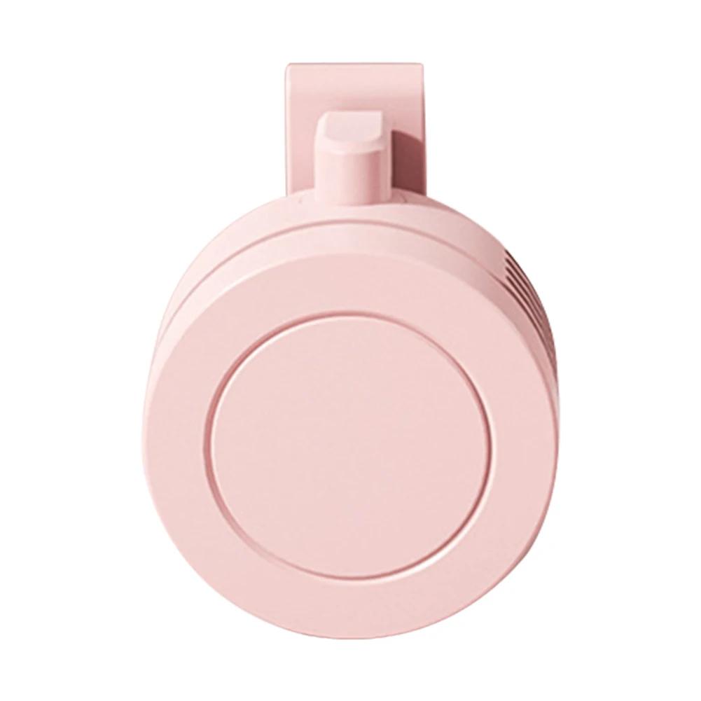 Mini Clip Fan Hanging Waist Neck Fan Girl Electric Air Cooling Fan 900mah USB Leafless Fan 3 Speeds Portable Cooler Air