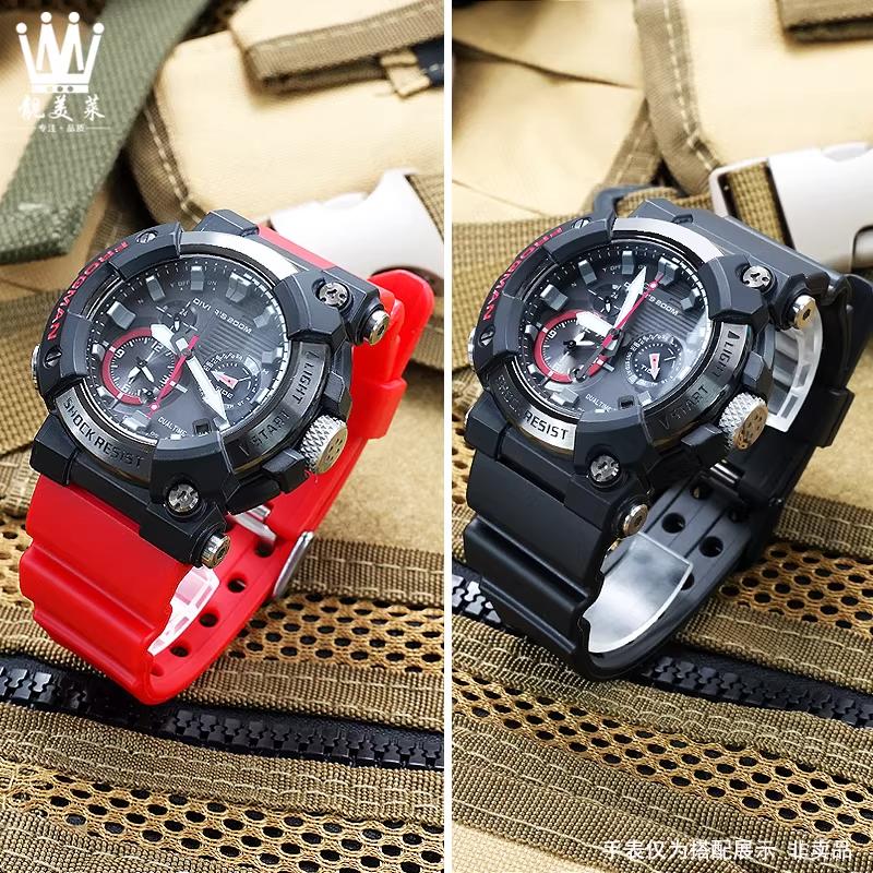 GWF A1000 Silikonarmband für Casio G-SHOCK 7. Frogman 5623 GWF-A1000 1A4 Taucheruhrband Ersatz Herren Sportarmband
