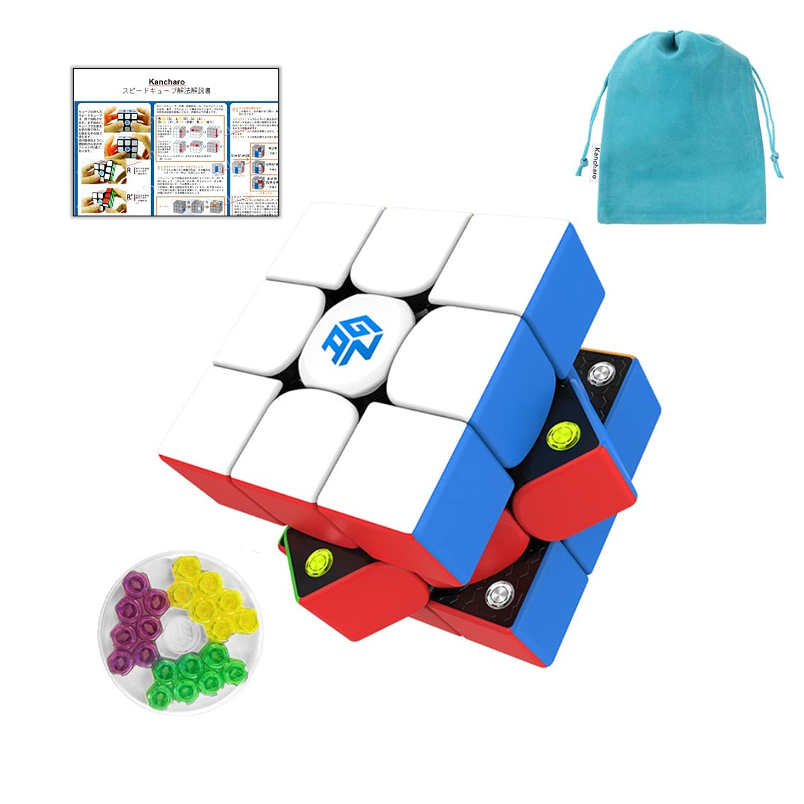 

Kancharo Cube Strategy Pouch GAN356 M Speed Cube с магнитом GANCUBE Competition 3x3 M [Японский и в комплекте/оригинальный продукт] (ГАН356М) (ГАН356