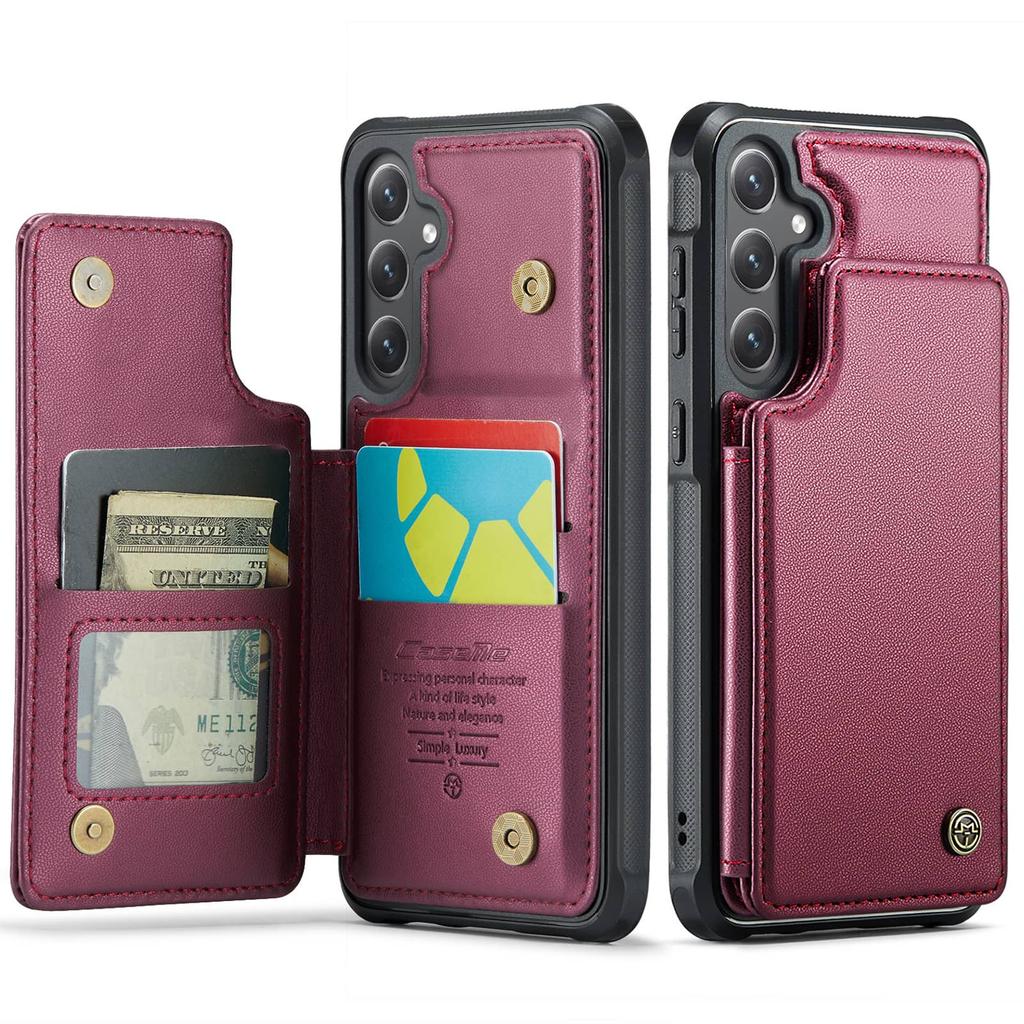 Per Samsung Galaxy S25 FE Custodia Portafoglio in Ecopelle PU Blocco RFID Porta Carte Copertura Magnetica a Libro Supporto Stand Antiurto Protettiva